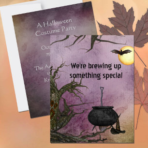 Witch's Brew Halloween Uitnodiging