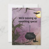Witch's Brew Halloween Uitnodiging (Voorkant)