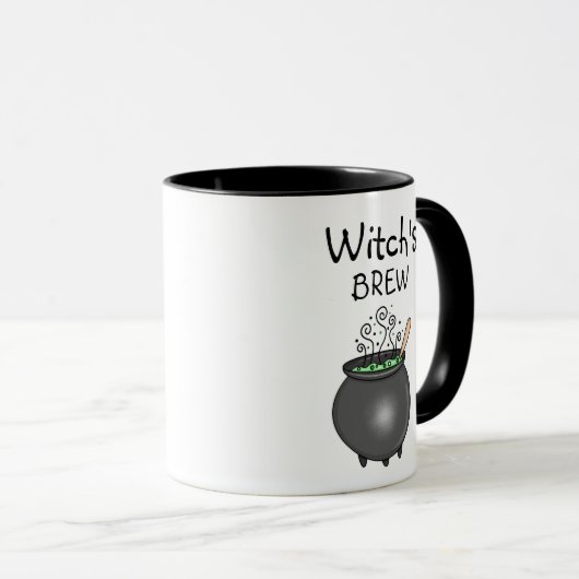 Witch's Brew }Heks ketel Mok (Voorkant rechts)