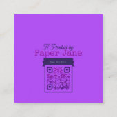 Witch's Brew Luier Raffle Informatiekaartje (Achterkant)