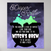 Witch's Brew Luier Raffle Sign Poster (Voorkant)