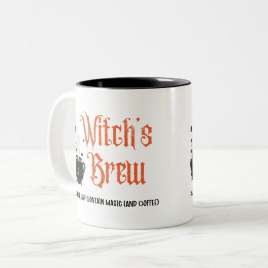 Witch's Brew Magic Coffee Mok (Voorkant links)