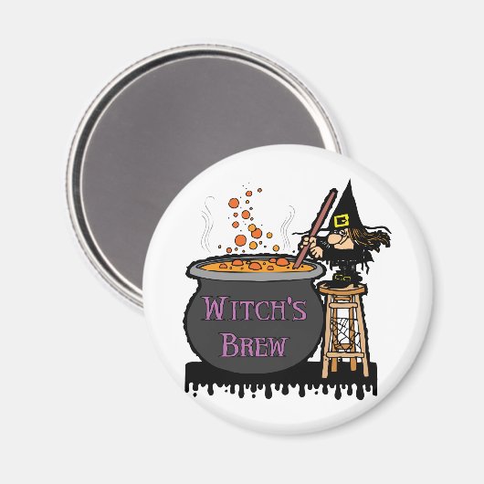 Witch's Brew Magnet (Voorkant / Achterkant)