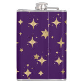 Witch's Brew Paarse en Goud Heupfles (Achterkant)