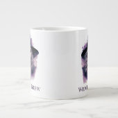 Witch's Brew - Paarse heksenkunst Halloween Grote Koffiekop (Voorkant)