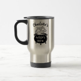 Witch's Brew Personalized Halloween Reisbeker