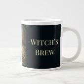 Witch's Brew - Rituele heks met Pentacle Circle Grote Koffiekop (Rechts)