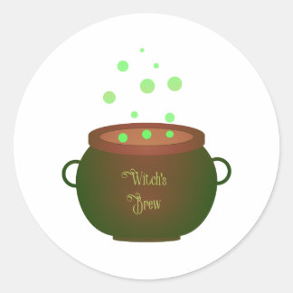 Witch's Brew Ronde Sticker