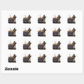 Witch's Brew Stickers/Envelope Seals Ronde Sticker (Vel)