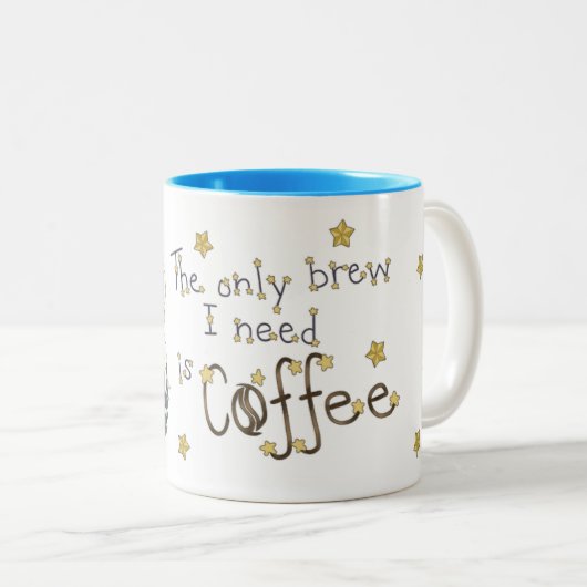 Witch's Brew Two-Tone Coffee Mok (Voorkant rechts)