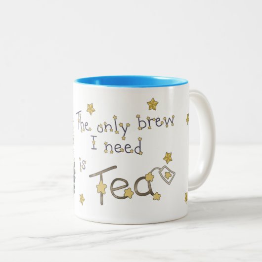 Witch's Brew Two-Tone Tea Mok (Voorkant rechts)