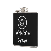Witch's Brew Wiccan Pagan Pentacle Hip Flask Heupfles (Links)