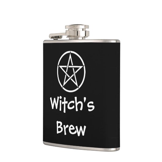Witch's Brew Wiccan Pagan Pentacle Hip Flask Heupfles (Links)