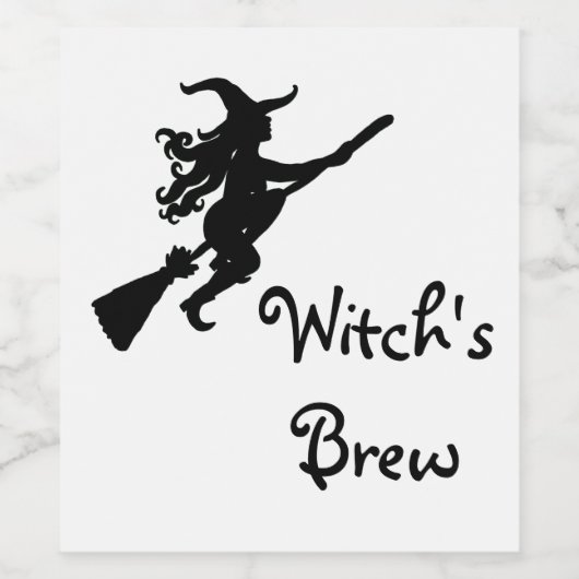 Witch's Brew Wijn Etiket (Enkel label)