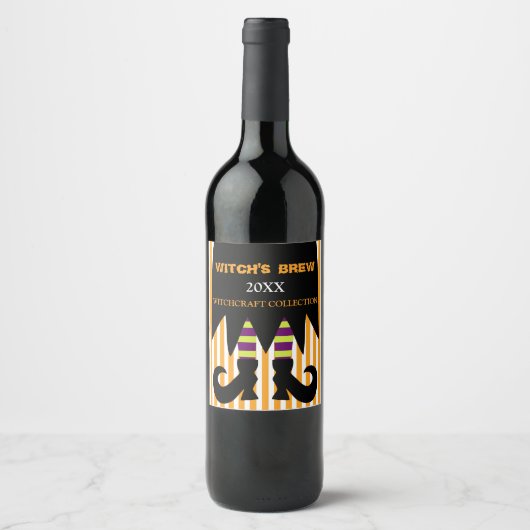 Witch's Brew Wijn Etiket (Voorkant)