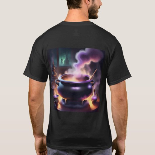 Witch's Brew Zwart T-shirt (Achterkant)