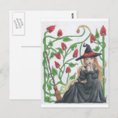 Witch's Broom Briefkaart (Voorkant / Achterkant)