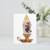 Witch's Candle ( Halloween Kaart) Briefkaart (Staand voorkant)