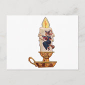 Witch's Candle ( Halloween Kaart) Briefkaart (Voorkant)