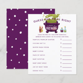 Witch's Cauldron Baby shower raadt de prijs goed