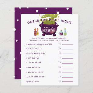Witch's Cauldron Baby shower raadt de prijs goed