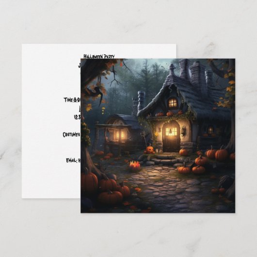 Witch's Cottage: Cauldron Cottage Kaart (Voorkant / Achterkant)