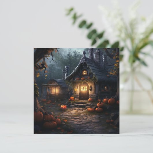 Witch's Cottage: Cauldron Cottage Kaart (Staand voorkant)