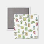 Witch's drankpatroon dubbel magneet (Voorkant / Achterkant)