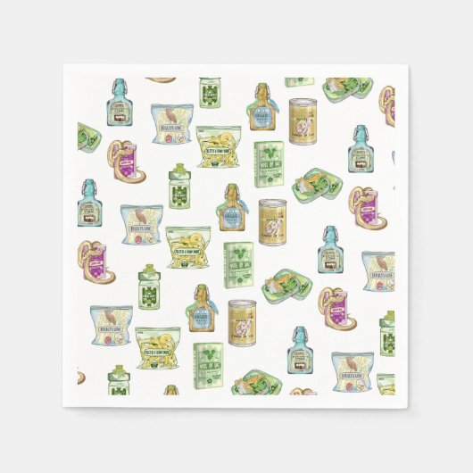 Witch's drankpatroon dubbel servet (Voorkant)