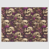 Witch's Garden Skull Purple Pumpkin  Tissuepapier (Voorkant)