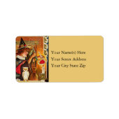Witch's Halloween Love Potion Adreslabel Etiket (Voorkant)