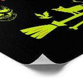 Witch's Kitchen  Halloween Poster (Hoek)