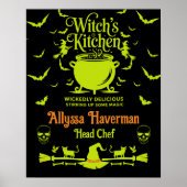 Witch's Kitchen  Halloween Poster (Voorkant)