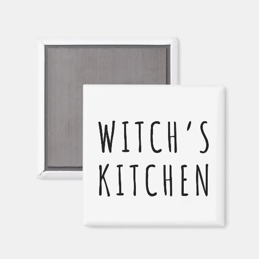 Witch's Kitchen White Magic Fridge Magneet (Voorkant / Achterkant)