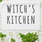Witch's Kitchen White Theedoek (Gevouwen)