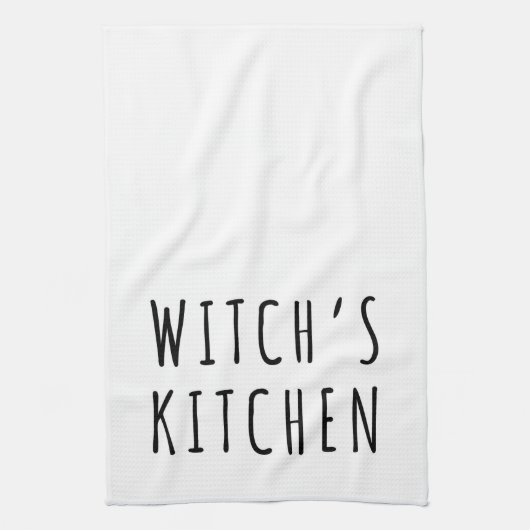 Witch's Kitchen White Theedoek (Verticaal)