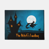 Witch's Landing Halloween Deurmat (Voorkant)