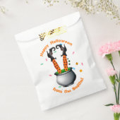 Witch's Legs & Brew in Oranje en zwart Bedankzakje (Gezegeld)
