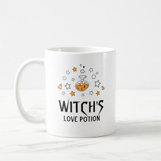 witch's love potion koffiemok (Links)