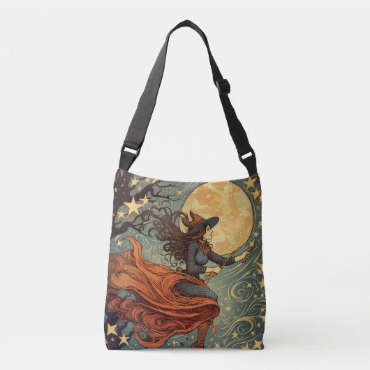Witch's Midnight Flight Crossbody Tas (Voorkant)