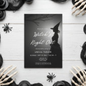 Witch's Night Out Spooky vrijgezellenfeest Kaart
