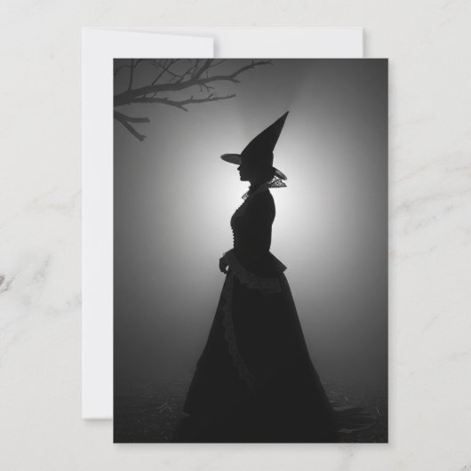 Witch's Night Out Spooky vrijgezellenfeest Kaart (Achterkant)