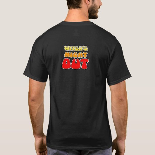 Witchs Night Out T-shirt (Achterkant)