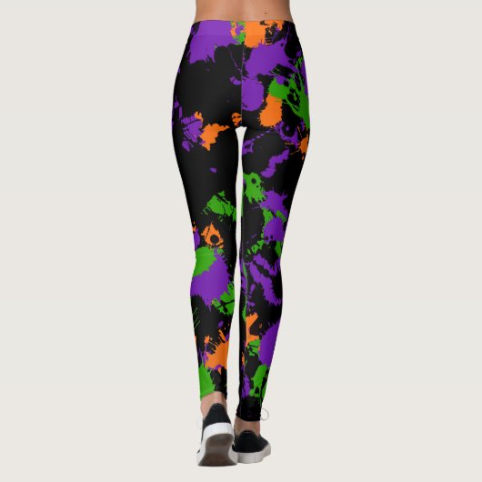 Witch's Paint Splatter Leggings (Achterkant)
