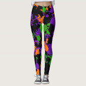 Witch's Paint Splatter Leggings (Voorkant)