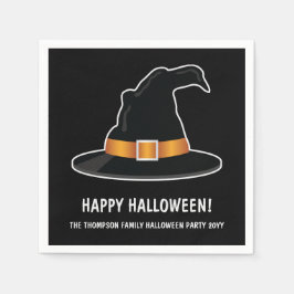 Witch's Pet en Sinaasappel Witch Pet Zwart Hallowe Servet