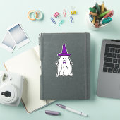 Witch's Pet Halloween Ghost Sticker (iPad Cover)