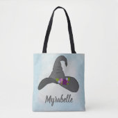 Witch's Pet met Flowers Gepersonaliseerd Tote Bag (Voorkant)