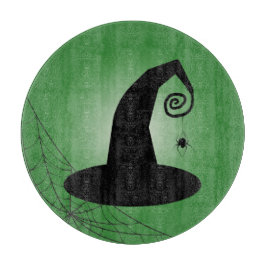 Witch's Pet met Spiderweb Groen Snijplank