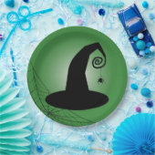 Witch's Pet met Spiderweb Groenboek Borden Papieren Bordje (Feest)
